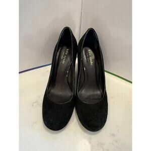 Kate Spade New York Black Suede Wedges Size 6.5M